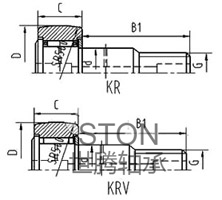 帶螺栓軸滾輪軸承