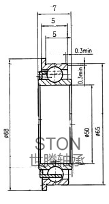 橡塑制品鋼絲編織機專(zhuān)用軸承